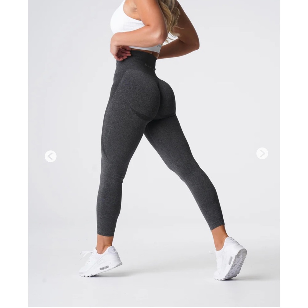 NVGTN Black Speckled Contour Seamless Leggings - NWT size S